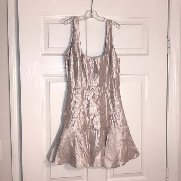 Nasty Gal Silver Mini Dress NWOT - Picture 1 of 5